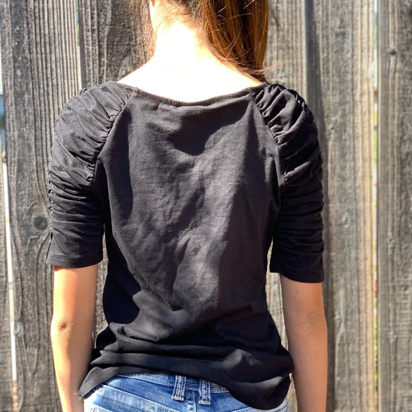 H&M Ruffled Sleeve Shirt - Picture 4 of 6